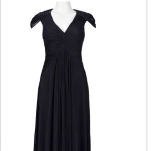 Adrianna Papell: Cape-Like Shoulder Sequin Dress